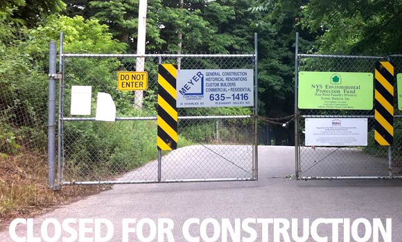 West Point Foundry Construction Gate