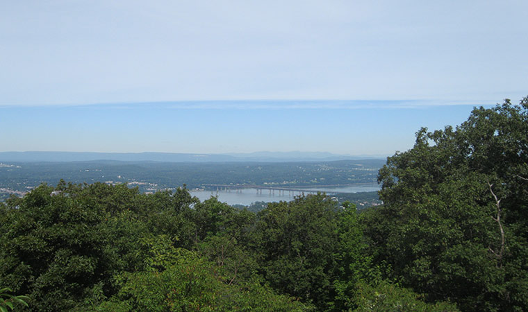 Northward View from Hudson Highlands Hiking Trail Northward View from Hudson Highlands Hiking Trail