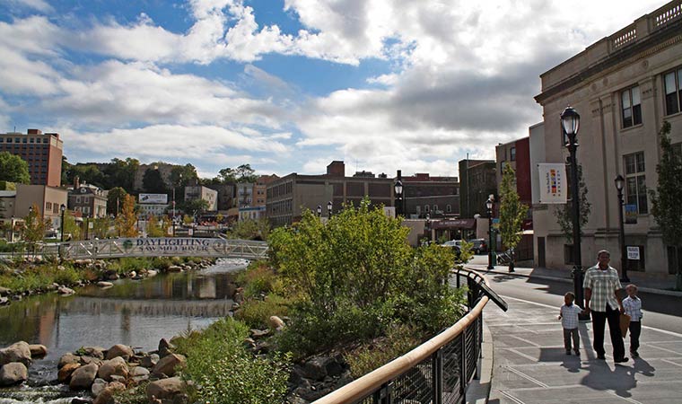 Daylit Saw Mill River, Yonkers Daylit Saw Mill River, Yonkers