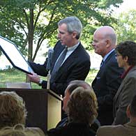Ned Sullivan with Senator Saland