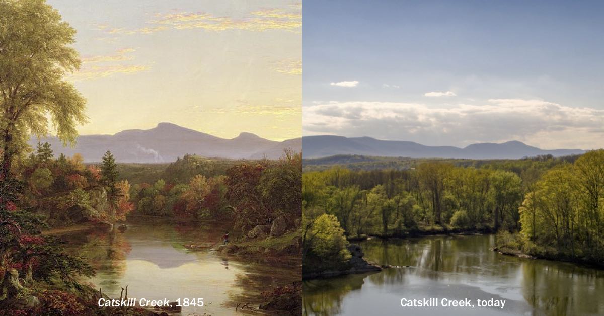 Thomas Cole Painting and Present Day Landscape Thomas Cole Painting and Present Day Landscape