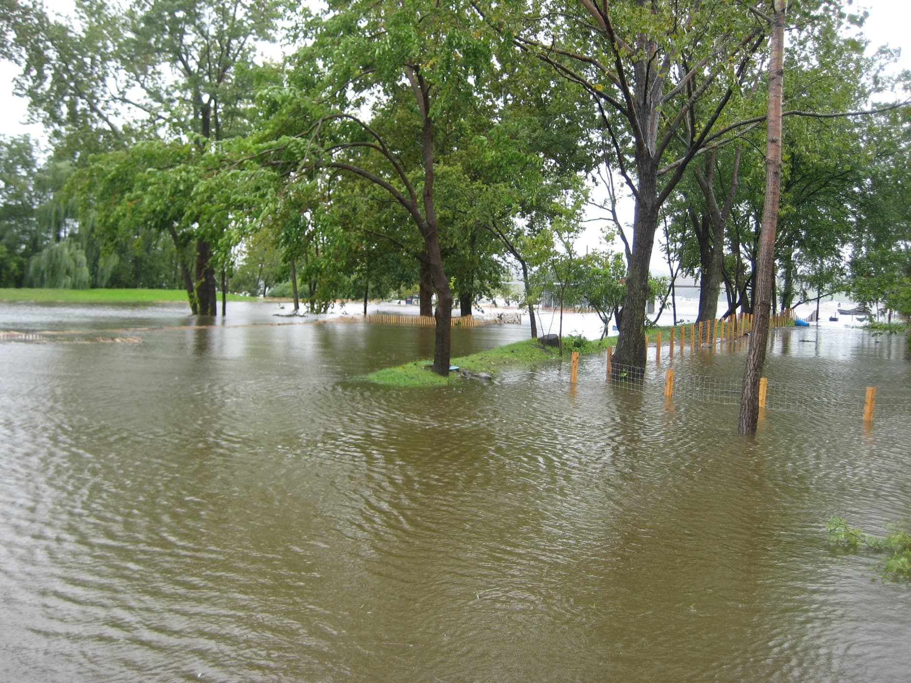 Long Dock Park flooding (Photo: Ed Mendoza)