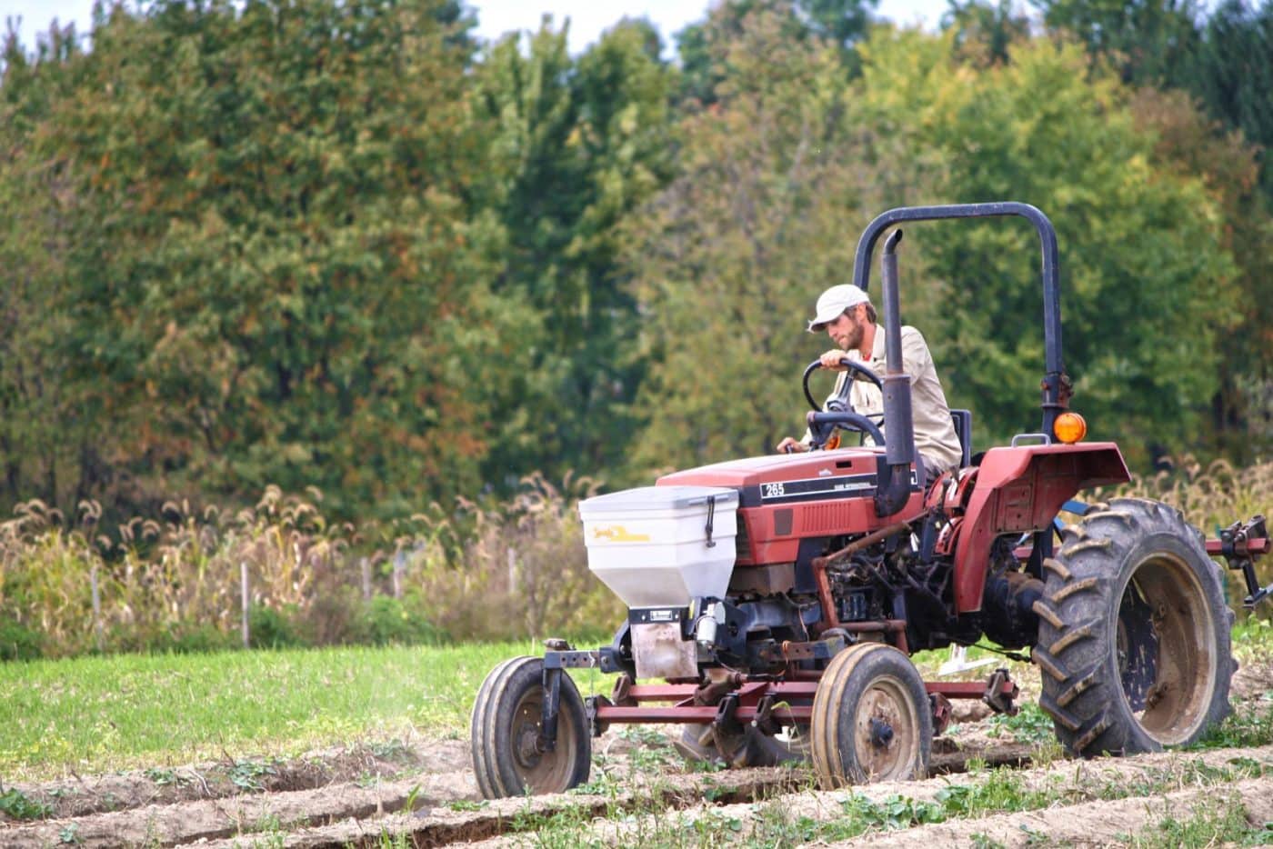 Tractor at Hearty Roots Farm