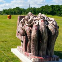Sculpture at Art Omi