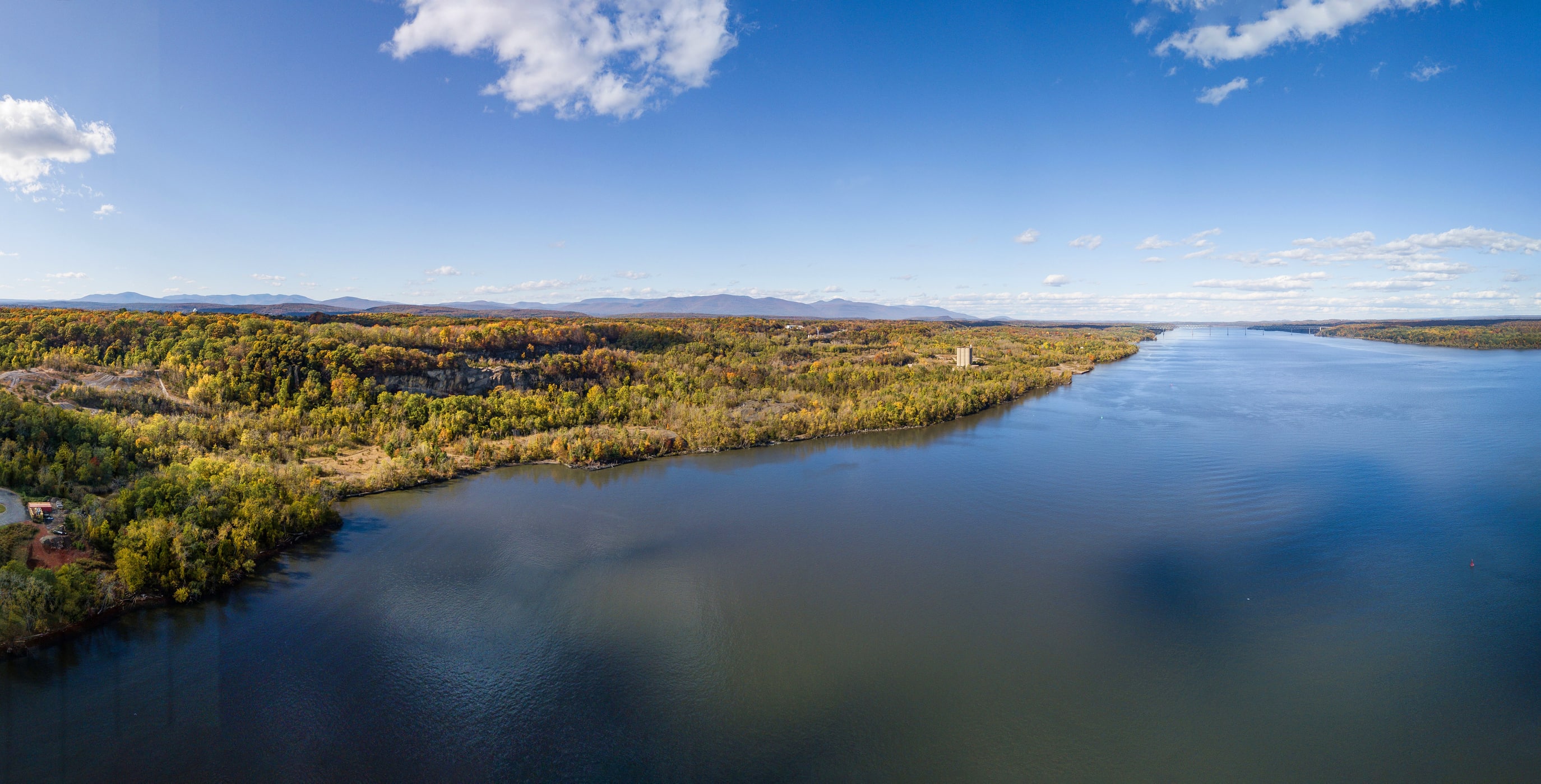 Kingston waterfront, aerial view of AVR (photo by Pierce Johnston)