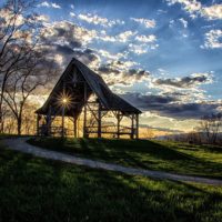 Poets Walk Park Sunset