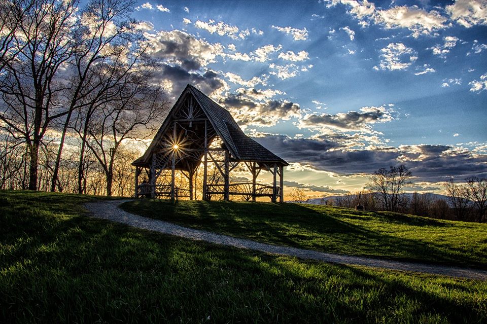 Poets Walk Park Sunset