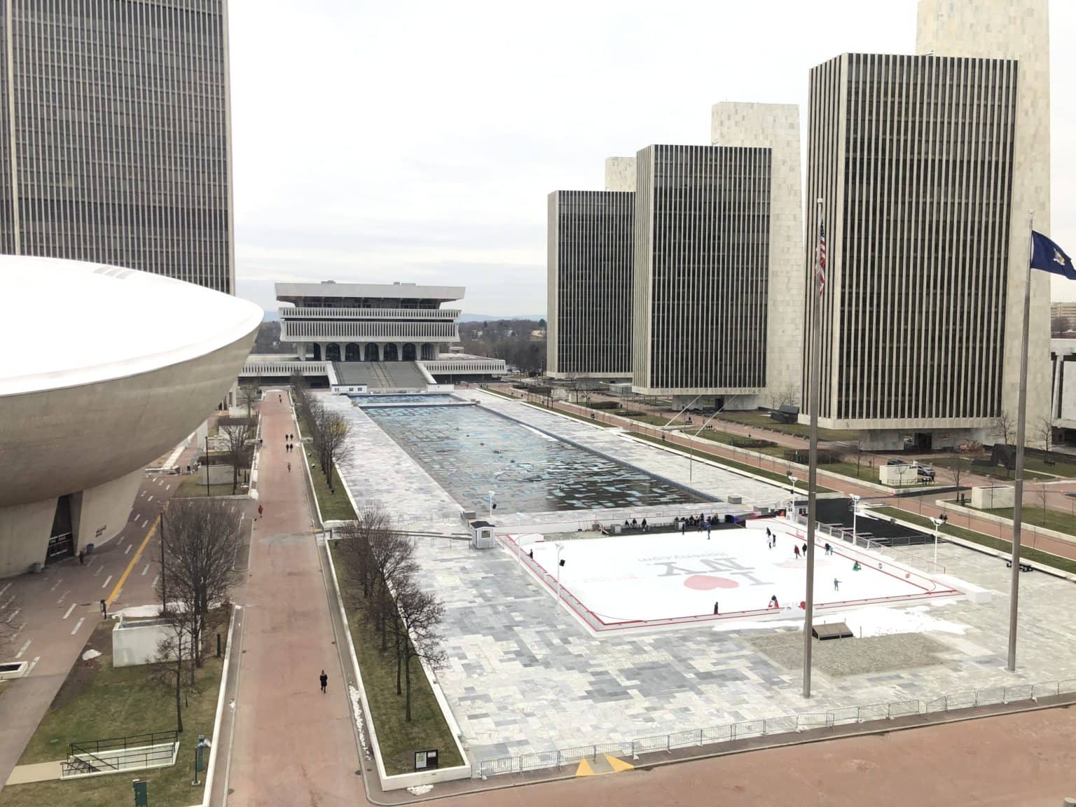 Empire State Plaza Skating Rink Scenic Hudson
