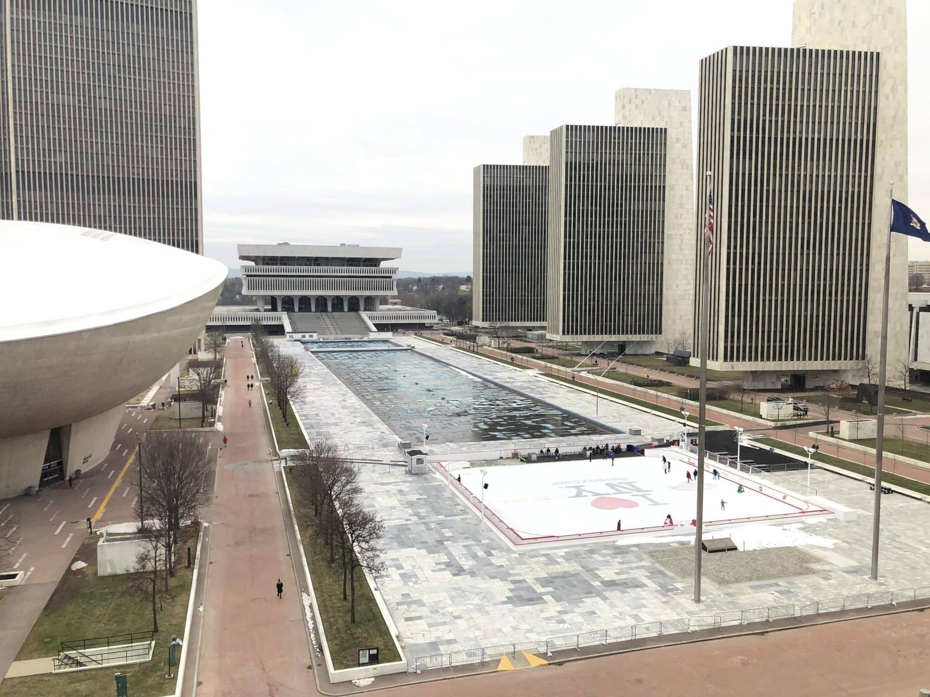 Empire State Plaza Skating Rink Scenic Hudson