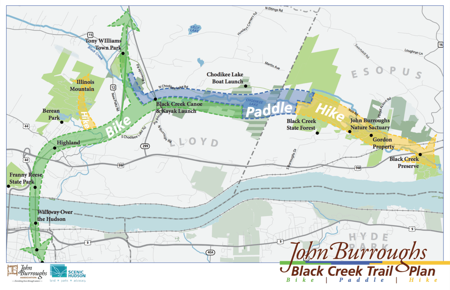 John Burroughs Black Creek Trail Scenic Hudson