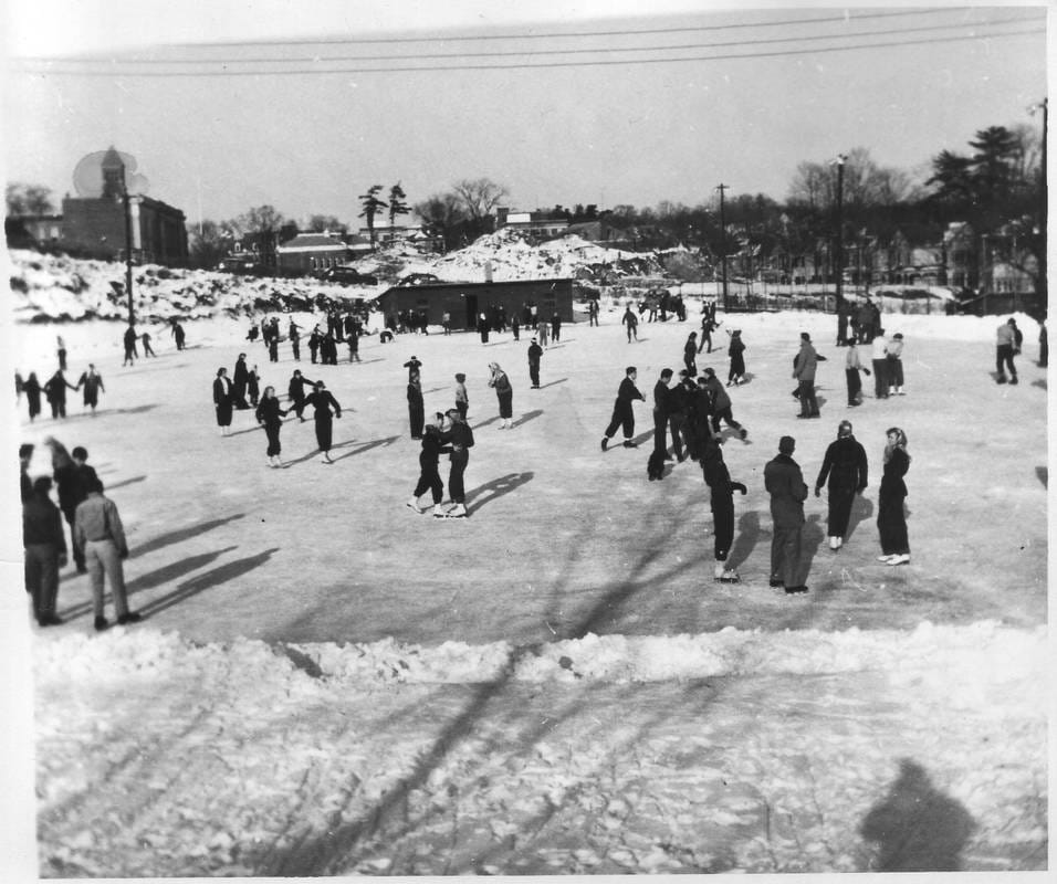 Ice Skating on the Hudson River (Photo courtesy of Hudson River Maritime Museum)