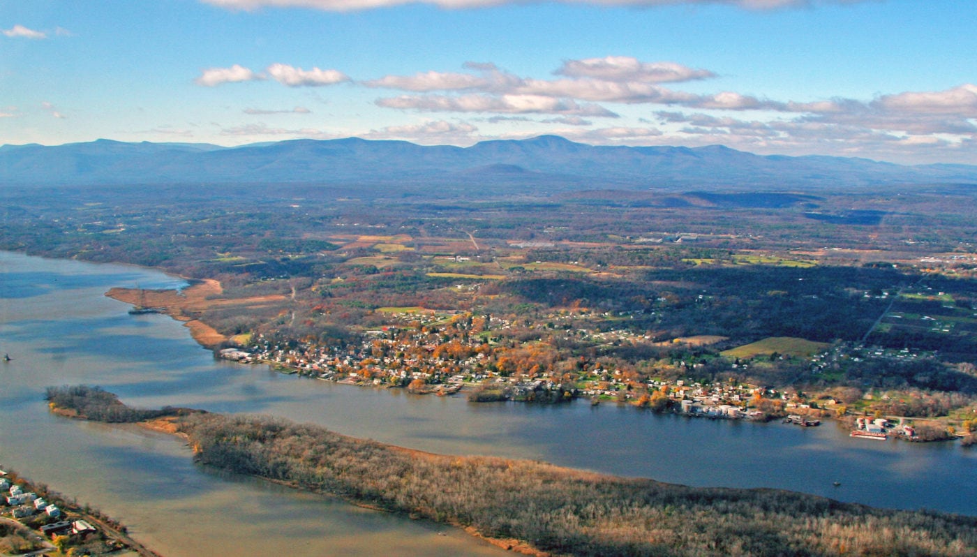 Athens, NY from the air