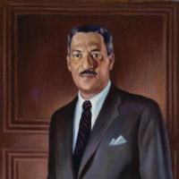 Thurgood Marshall Painting by Betsy Graves Reyneau
