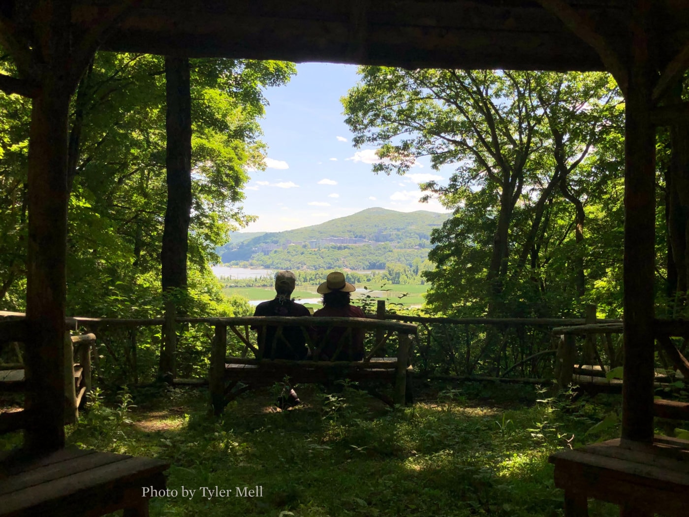 Boscobel, View from Trail Gazebo