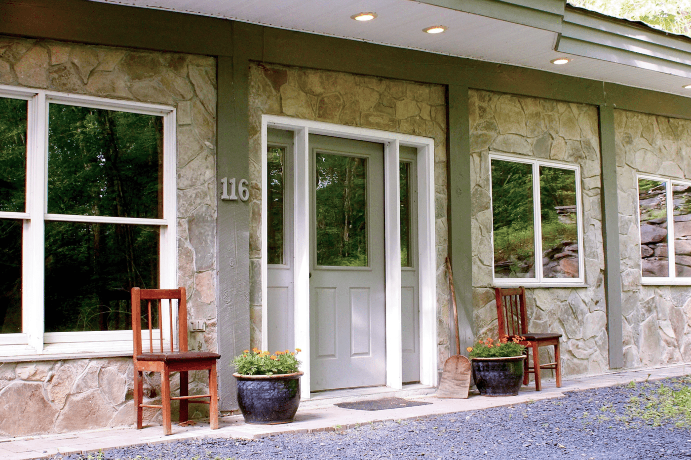 Terra Casa earth bermed home - exterior