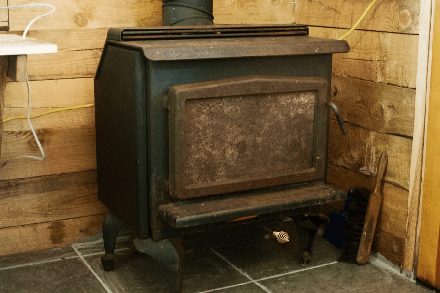 Wood burning stove in Terra Casa