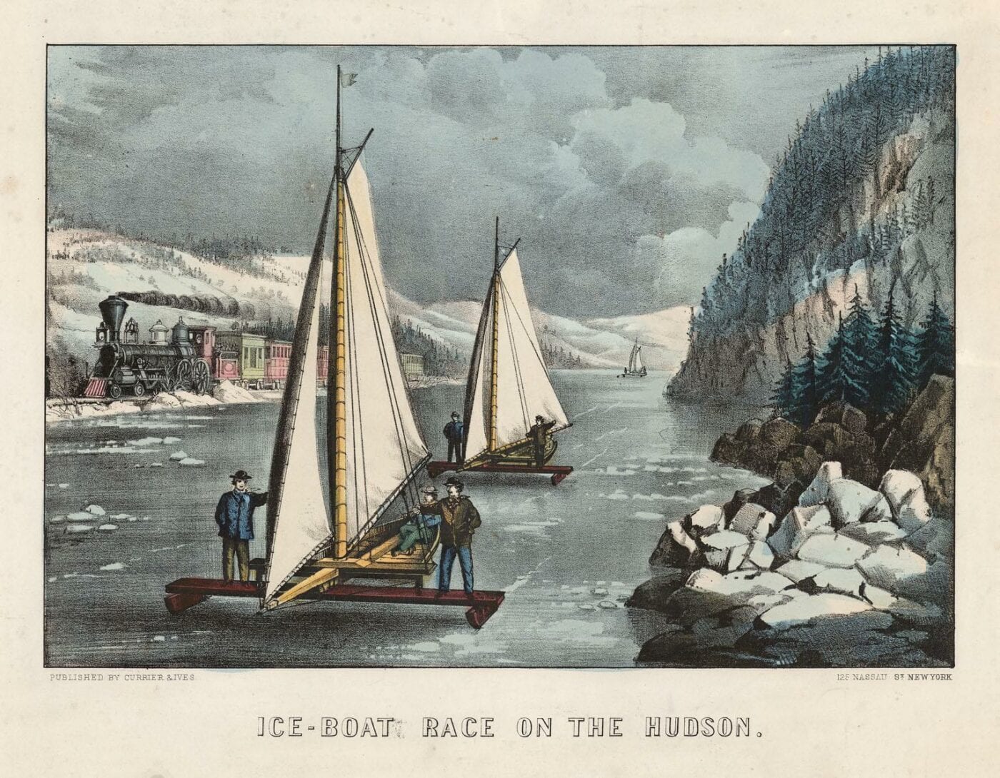 ice yacht racing