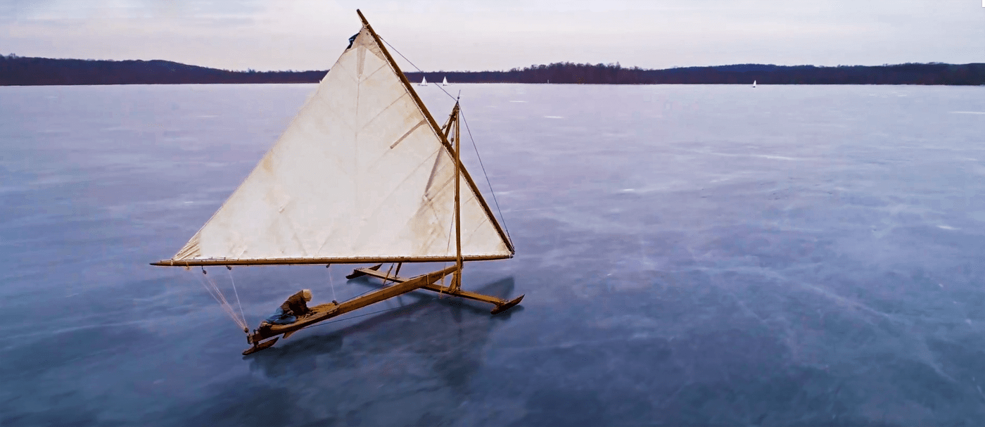 ice yacht racing