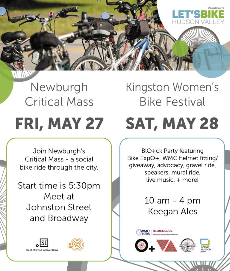 Let's Bike Hudson Valley! Newburgh and Kingston Events Scenic Hudson