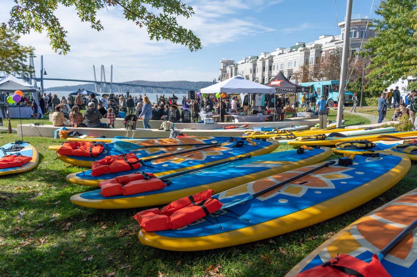 Paddle Boarders in Witch Costumes Welcome Halloween - The New York